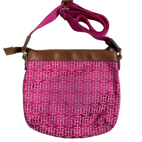 Tommy Hilfiger | Pink Signature Small Crossbody Purse Bag - Picture 2 of 12
